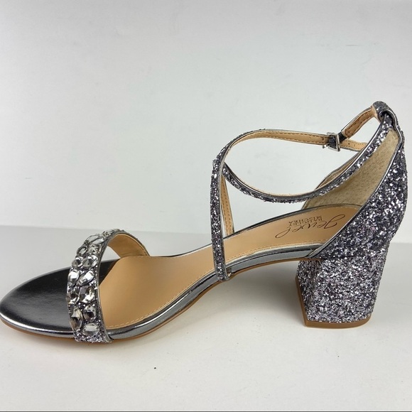 Jewel Badgley Mischka- Women's Claudia Embellished Sandal - Picture 7 of 12